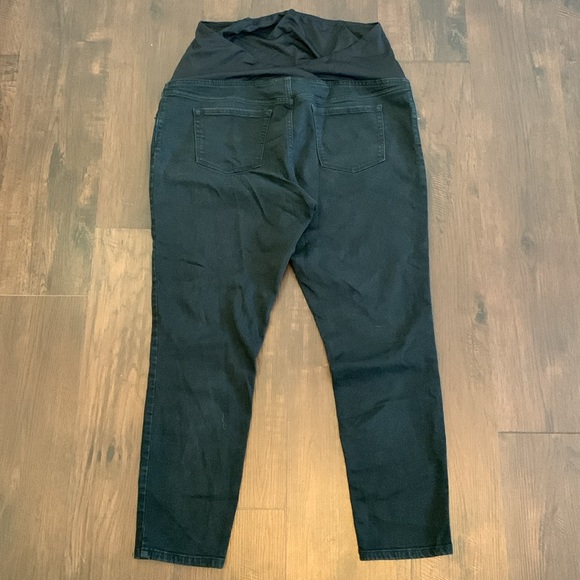 ISABEL MATERNITY BLACK JEANS SKINNY BLACK - Picture 7 of 9